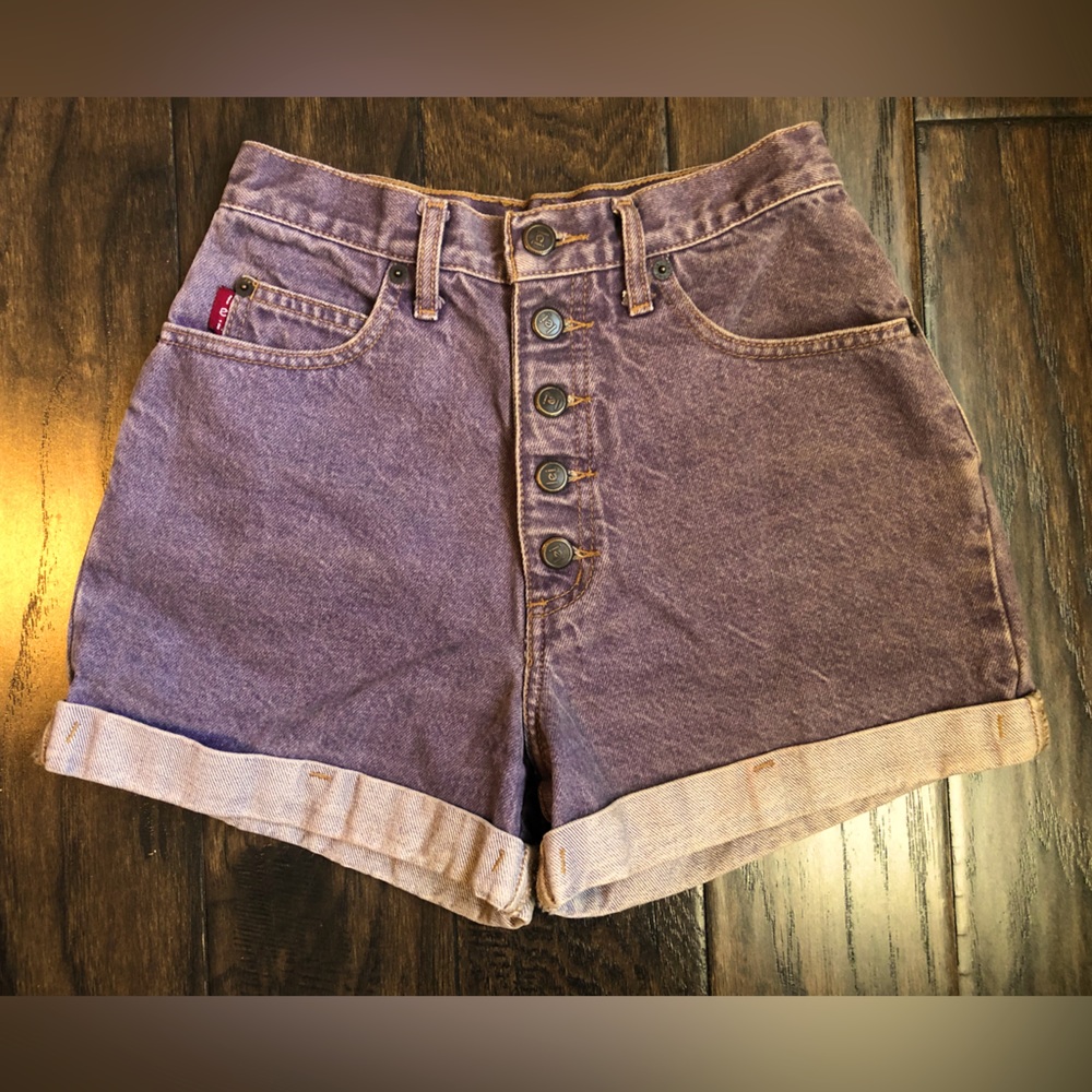 LEI highrise denim shorts
